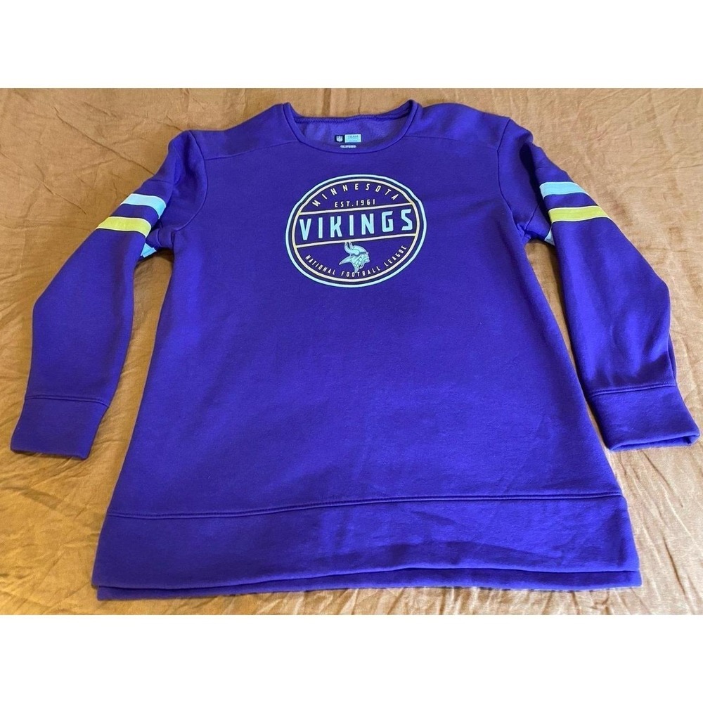 NFL Vikings Sweatshirt Women XXL Comfy Football s57